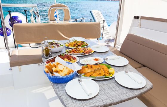 Luxury Cruise, Semi-Private, Sailing Catamaran with BBQ, Coctails & Transfers