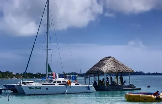 Day Sailing Trip in San Pedro Aboard 42' Polynesian Catamaran