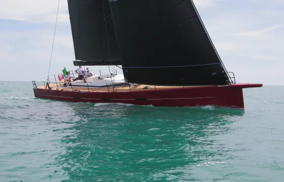 Red Carpet Vismara V71 Race-Cruising Sailing Yacht for charter in the Med