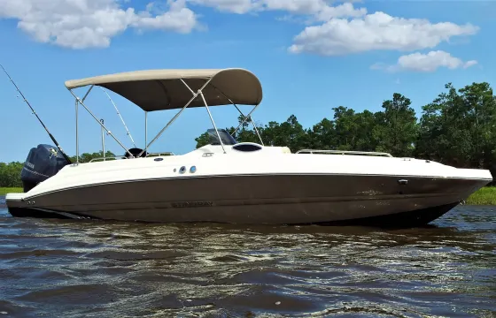 Captian included on Stingray Deck Boat