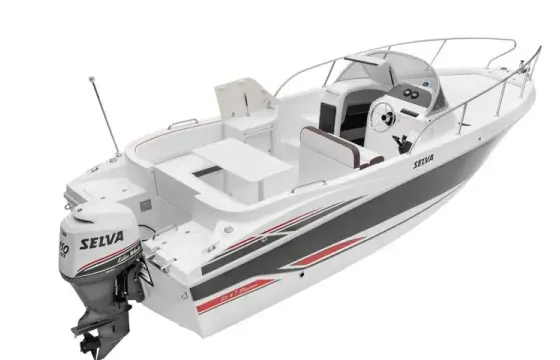 Rent our Selva 670 Elegance Cuddy Cabin Motor Boat 6,70m (22 feet) 150 HP