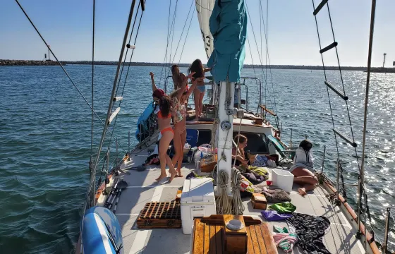 55ft Hudson sailboat in Marina del Rey. Your private group. Best Choice in L.A.