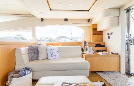 70' Sunseeker Manhattan Power Mega Yacht Charter in Miami Beach, Florida