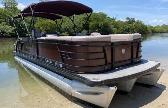 Aqua Patio Pontoon Ultimate Party Layout 27 ft