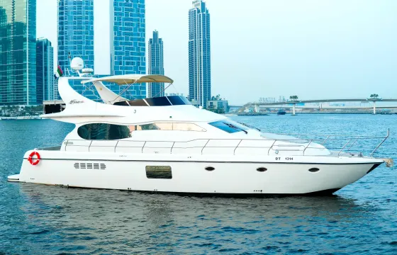 Luxury New 72ft Majesty for 28 guest in Dubai Marina Harbor