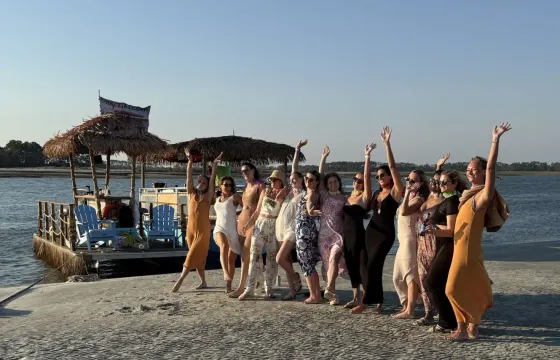 Tiki Bar, Hoppin, Sandbars, Down Island Vibes with Barrier island views