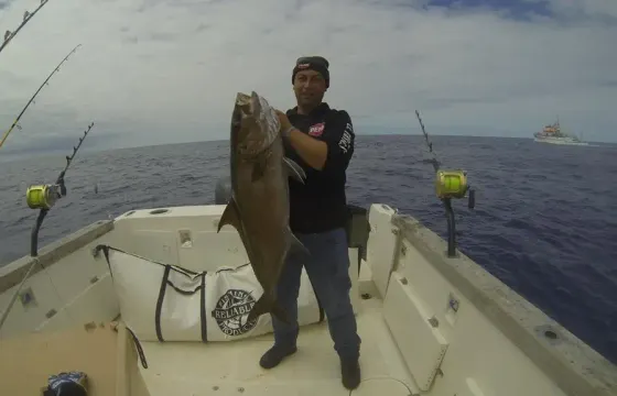 Deep Sea Fishing Trip in Madalena, Portugal on 32' Luhrs Sport Fisherman