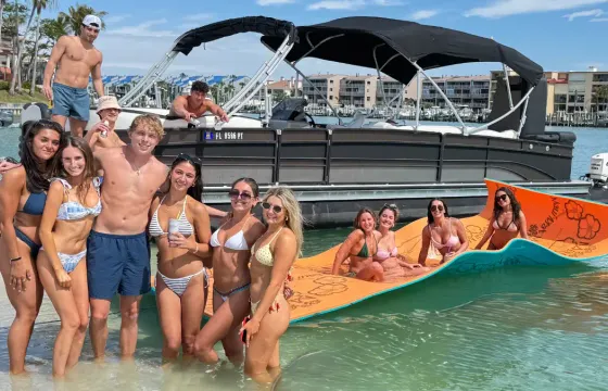 "Megatoon" charter in St. Petersburg, FL