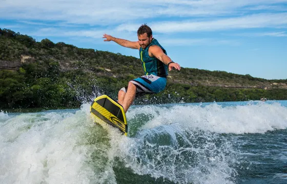 Surf and Wakeboard Our MasterCrafts on Lake Travis!