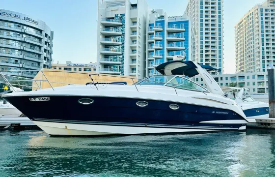 Monterey Luxury Cruiser Yacht Charter in Dubai, United Arab Emirates