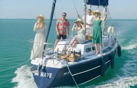 Sunset Moët Moment & Snacks Private Sailing Trip in Lisbon