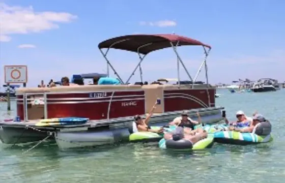 Pontoon Boat Rental in Fort Walton Beach for 12 People - 4 or 8 Hours