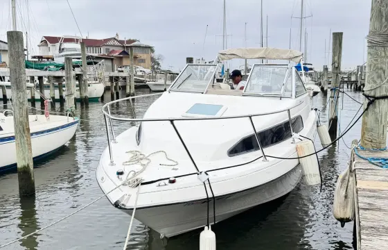 22’ Bayliner Cruiser with Onboard Water and Toilet - 5 People