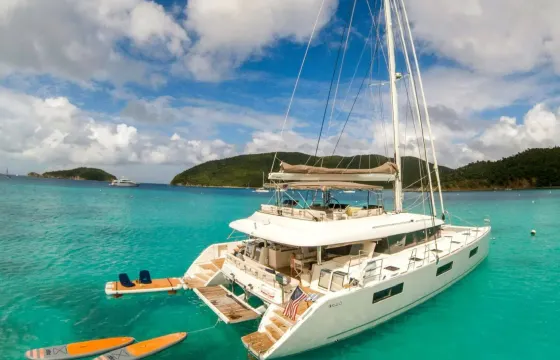 Luxury Lagoon 620 Essence Sailing Catamaran in The Bahamas