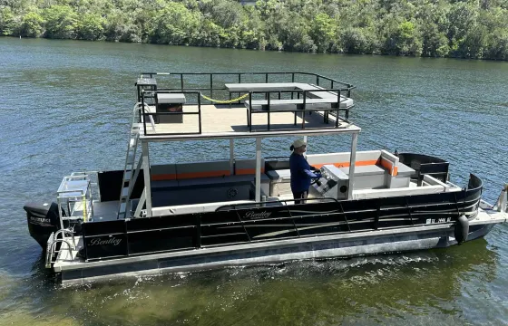 Lewisville Lake 29ft Shark Stallion Double Decker-20 Passengers with Lilly Pad