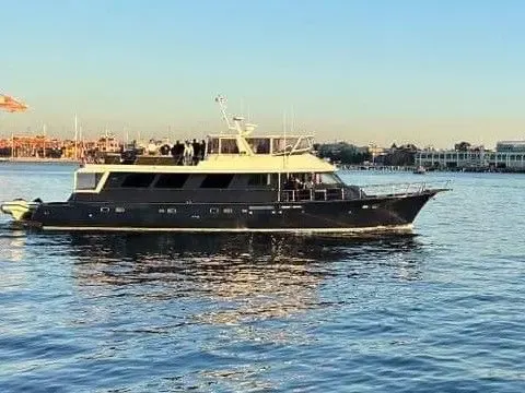 Luxury adventures await! Cruise with us on  92ft Hatteras Yacht in Vancouver, BC