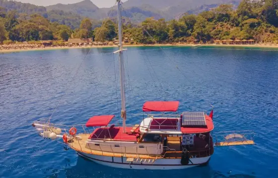 Discover Göcek’s Stunning Coastline with a Private Crewed 56ft Sailing Gulet