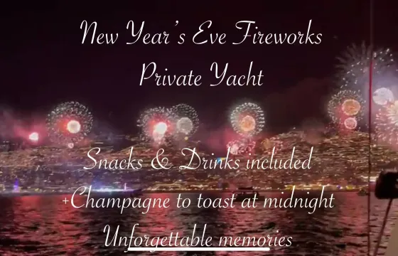 New Year's Eve Fireworks Boat Trip
