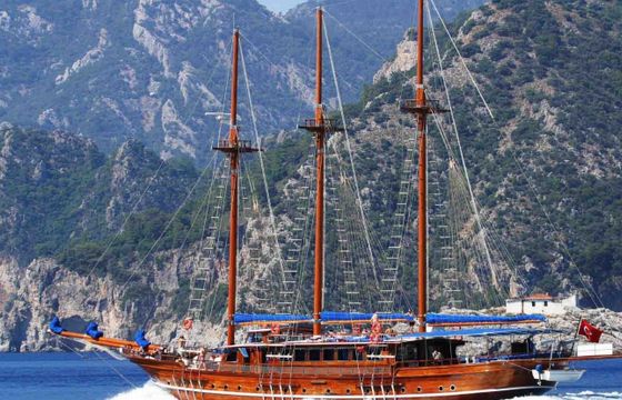 A. CANDAN  This wonderful luxury gulet  is 35 meters long and for 16 people