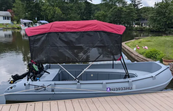 Whaly 435R Fishing Boat on Lake Hopatcong, NJ