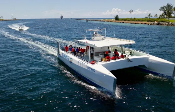 49-Passenger Handicapped-Accessible Catamaran for parties, cruising and fishing