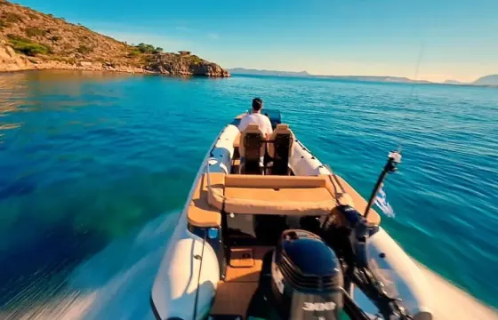 Cruise To Rhenia - Delos | 25ft Sea Quest RIB