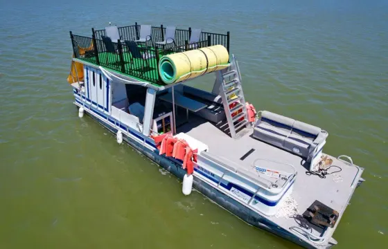 Dive Into Fun on Lewisville Lake with Our Double Decker Pontoon(Free Lily Pad!)