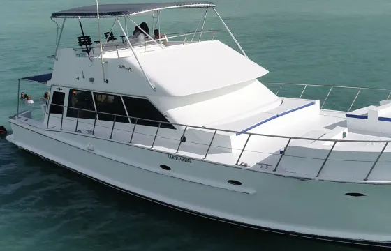Premium Private Boat Experience In Boca Chica Aboard 56ft Halvorsen Yacht