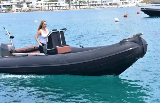 Rent Nautica Led Inflatable Boat in Ornos