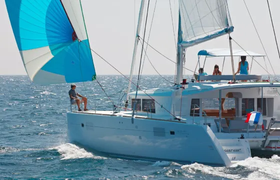 Agios Nikolaos-Weekly Crewed Charter Cruise with Lagoon 450F