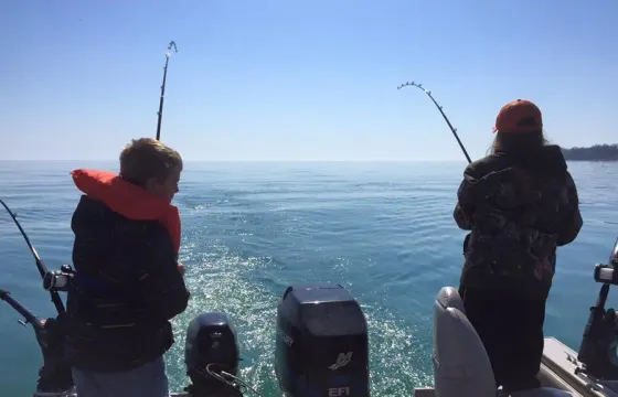 Kenosha Fishing Charter on 32ft Luhrs Tournament Sportfish