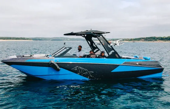 Title: ATX 24 Type-S Wake & Surf Boat – Premium Watersports + Party Vibes