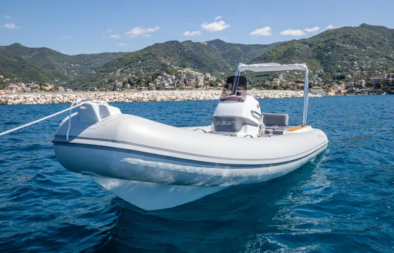 Elegant Grey 20ft 2Bar RIB for up to 6 Guests In Rapallo-Liguria