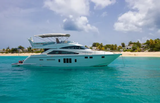 Incredible Fairline 65' Luxury Yacht for Charter in Sint Maarten