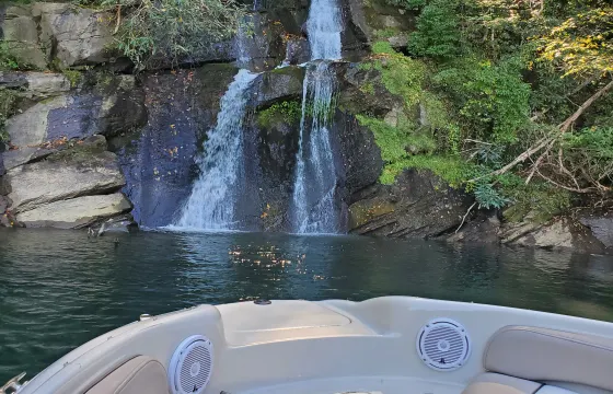 Magical Memories at Lake Jocassee on a 24 foot power boat