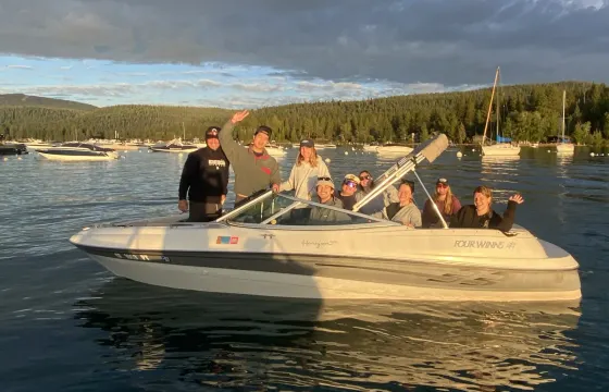 OPEN BOW BOAT + TUBE/WAKE/SKI in N LAKE TAHOE, TAHOE CITY