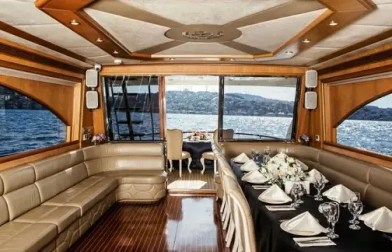 Spend the day in the beautiful sea of İstanbul, Turkey with this luxury motor yc