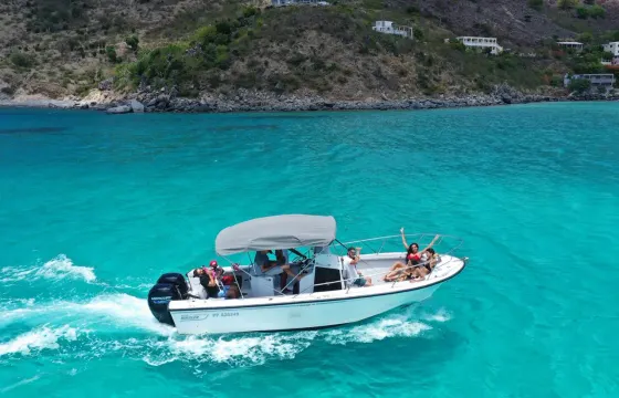 24' Bost Whaler for rent with or without captain