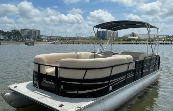 Luxury Bentley Pontoon Experience – Explore Orange Beach & Gulf Coast in Style!