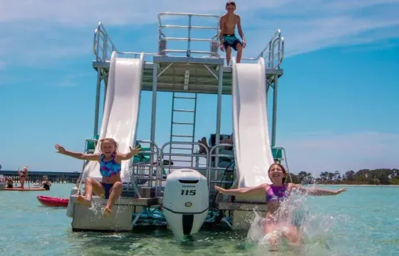 Half-Day & Full-Day Double-Decker Pontoon Boat Rentals Fort Walton Beach