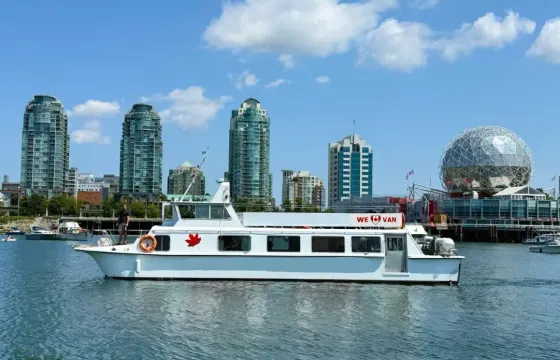 40 Passenger Double Decker Catamaran in Downtown Vancouver
