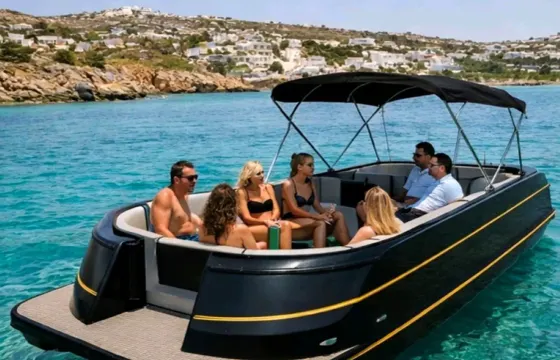 Paros, Naousa Bay Experience Ponton - half day and sunset cruise