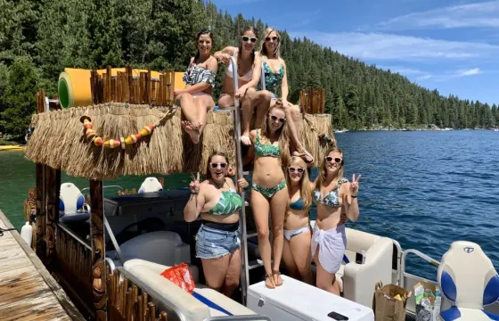 32ft Double Decker Lake Tahoe Tiki Boat