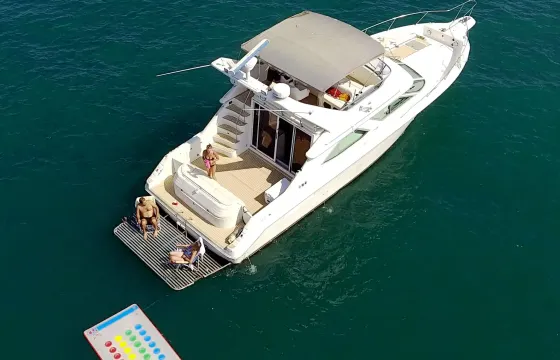 Double Decker 50ft Sea Ray Flybridge Yacht in Chicago - 13 Guests
