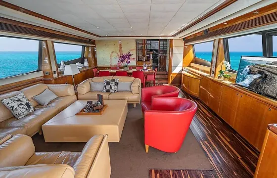 88' Ferretti Power Mega Yacht Charter in Miami Beach, Florida