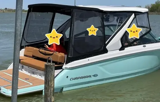 30ft Surf Chaparral Bowrider Rental in Little Elm, Texas