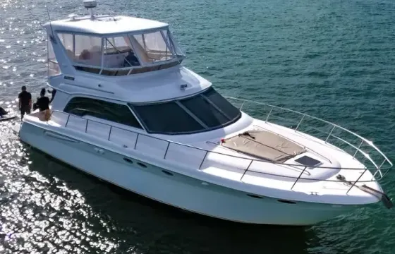 Enjoy 55FT Sea Ray Sedan Bridge in Miami Beach!