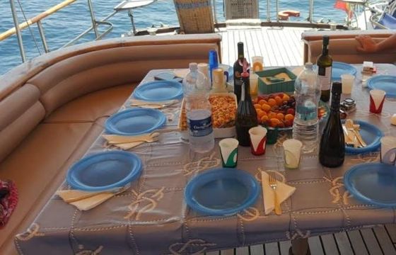 Taormina Cruise party on a 60-ft Boat