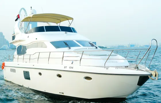 Experience Dubai on our 70ft Power Mega Yacht