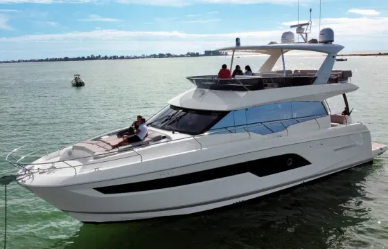 ''Princess Abu II'' Prestige Flybridge 630 Yacht Charter in Anna Maria, Florida